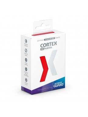 Protetores Cortex Ultimate Guard vermelhos para cartas padrão