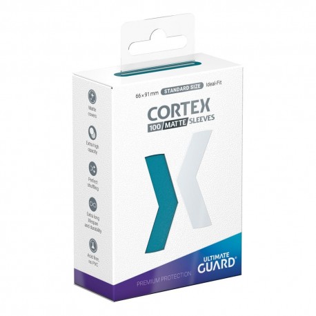 Fundas matte Cortex estándar Ultimate Guard petrol