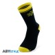 Chaussettes noires de Trafalgar Law avec détails jaunes