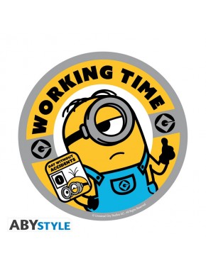 Tapis de souris flexible Minion travaillant