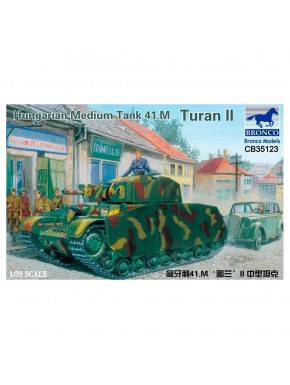 Maquette char hongrois 41.m Turán II 1/35 camouflé