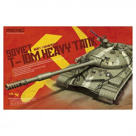 Modelo em escala do Tanque Pesado Soviético T-10M Meng