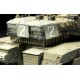 Modelo de tanque Merkava Mk.3 BAZ a escala con rodillo de minas