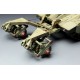 Modelo de tanque Merkava Mk.3 BAZ a escala con rodillo de minas