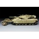 Modelo de tanque Merkava Mk.3 BAZ a escala con rodillo de minas