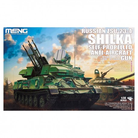 Maquete do canhão antiaéreo Zsu-23-4 Shilka Meng