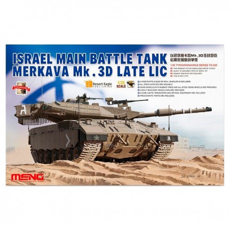 Tanque de batalha Israelense Merkava Mk.3d Late escala 1/35