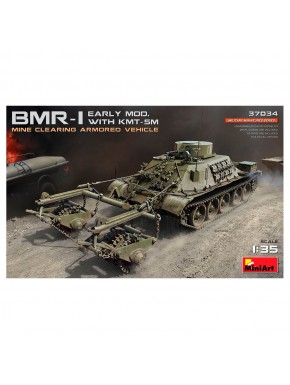 Modelo detalhado BMR-1 Early Mod. com KMT-5M da MiniArt