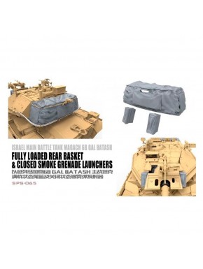 Modelo do tanque israelense Magach 6b Gal Batash em escala 1/35.