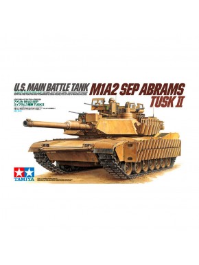 Modelo em escala do tanque M1A2 SEP Abrams Tusk II