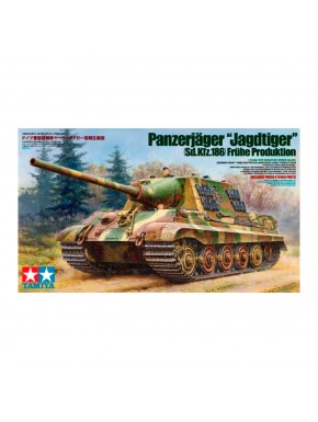 Maquete de tanque Jagdtiger Tamiya na escala 1/35