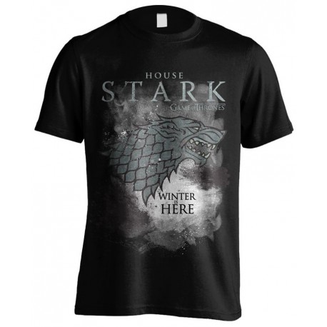 T-shirt Game of Thrones Stark fog