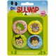 Chapas Dr Slump Arale Personajes Set de 4