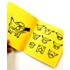 Fanzine Impactrueno jaune avec stylo rouge