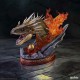 Buste de Dragon Horntail Hongrois de Harry Potter, 30 cm