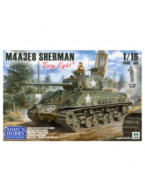 Modèle de char M4A3E8 Sherman Easy Eight 1/16