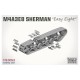 Modèle de char M4A3E8 Sherman Easy Eight 1/16