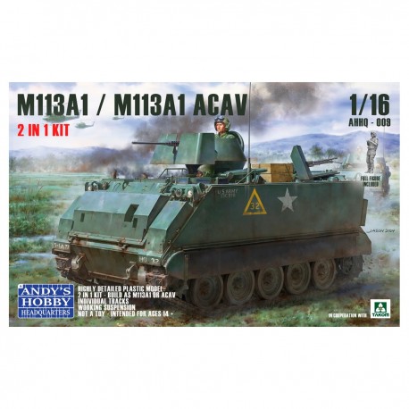 Kit de modelismo M113A1 ACAV Escala 1/16