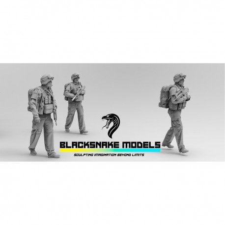 Paquete de figuras soldados franceses en Afganistán 1/35