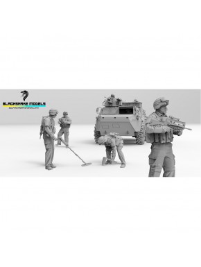 Figuras de tropas francesas en Afganistán escala 1/35