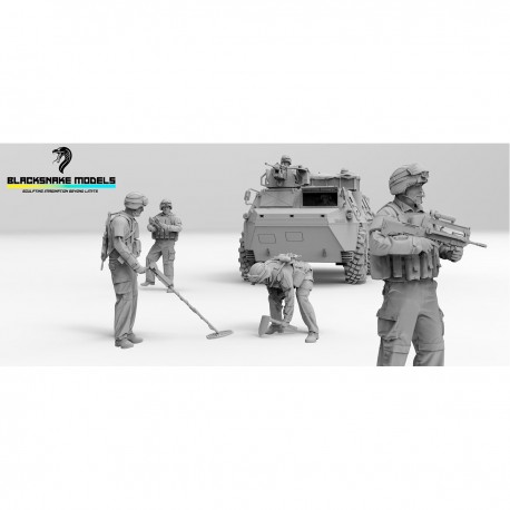 Figuras de tropas francesas en Afganistán escala 1/35