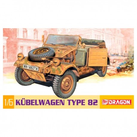 Modèle à l'échelle 1/6 du Kübelwagen Type 82 de Dragon