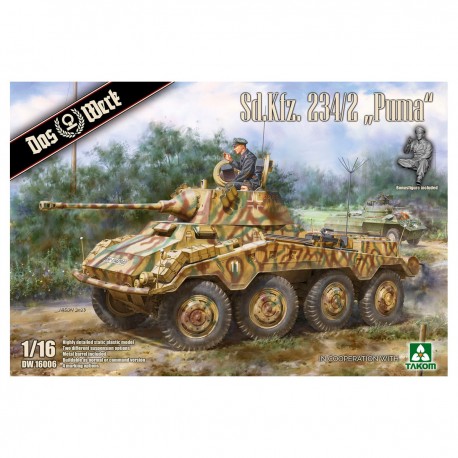 Modelo estático Sd.Kfz. 234/2 Puma 1/16