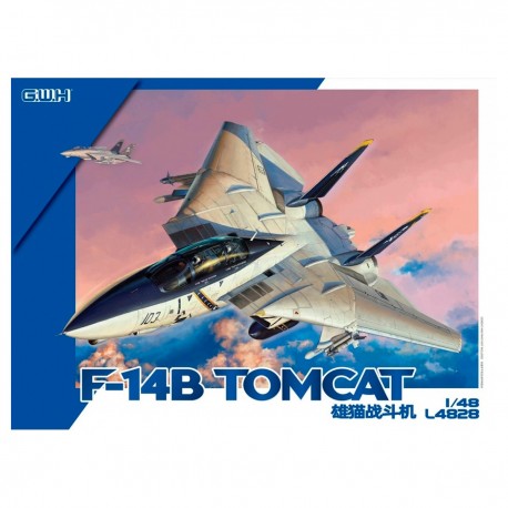 Maquette F-14B Tomcat 1/48 dans sa boîte.