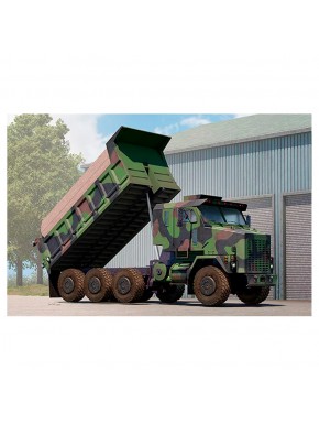 Modelo em escala do caminhão basculante M1070 da HobbyBoss