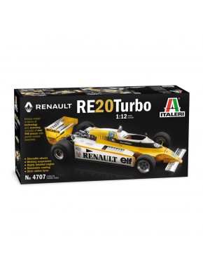 Caja del modelo Renault RE20 Turbo F1 a escala 1:12