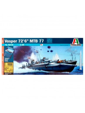 Modelo em escala Vosper 72'6" MTB 77 da Italeri