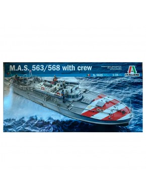 Modelo Italeri 1/35 MAS 568 4ª Série com tripulação