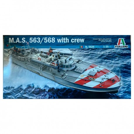 Modelo Italeri 1/35 MAS 568 4ª Série com tripulação