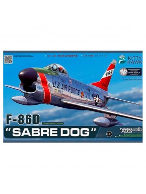 Maquette Sabre Dog F-86D 1/32 de Kitty Hawk