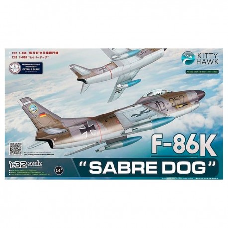 Kit de maquette F-86K Sabre Dog à l'échelle 1/32