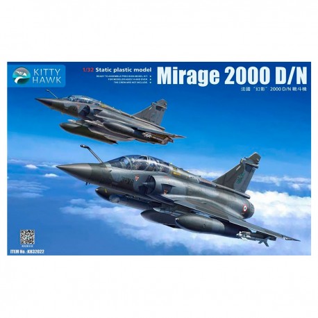 Maquette Mirage 2000 D/N de Kitty Hawk à l'échelle 1/32