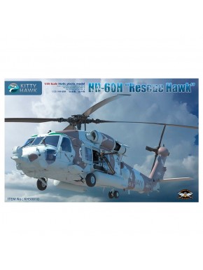 Maquette à l'échelle 1/35 HH-60H Rescue Hawk de Kitty Hawk