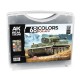 Valise de 68 couleurs pour véhicules AFV