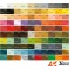 Mallette de peinture AK-Interactive avec 100 couleurs acryliques