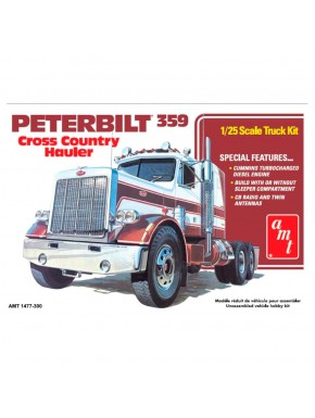 Maqueta de camión Peterbilt 359 Cross Country Hauler 1/25
