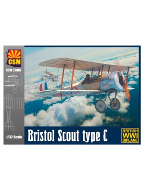 Maquette biplan Bristol Scout C 1/32 WWI