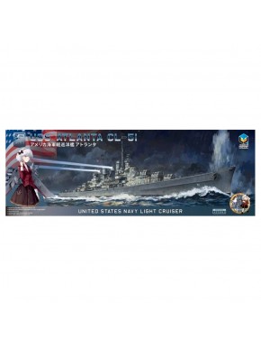 Maquete USS Atlanta C-51 1/350 da Aotori Bunka