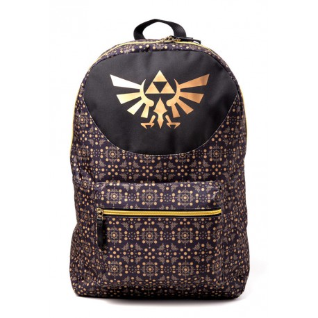 Mochila Nintendo Zelda gold triforce