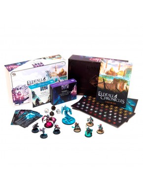 Eldfall Chronicles coffret débutant deux joueurs avec figurines