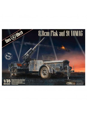 Modelo de 8,8cm Flak Auf 9t Vomag en escala 1/35