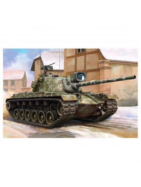 Maquette M48A5 MBT à l'échelle avec camouflage détaillé