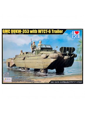 Maquette GMC DUKW-353 avec remorque WTCT-6 échelle 1/35