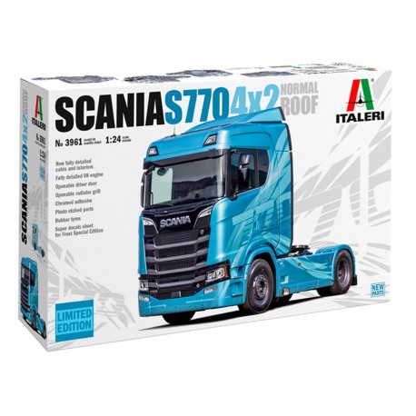 Caja del modelo Scania 770 4x2 Techo Normal Italeri