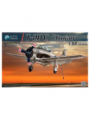 Modèle d'avion T-28C Trojan à l'échelle 1/32 de Kitty Hawk
