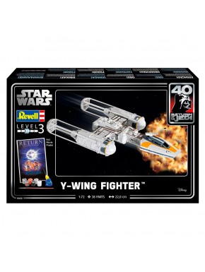 Boîte de maquette Y-wing Fighter Revell avec affiche et peintures
